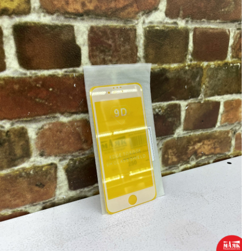 О2 Защитное стекло IPHONE 8 9D (белый) 123 №К00006307
