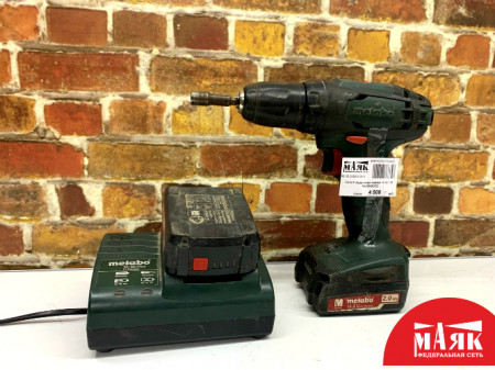 О5 Б/У Шуруповерт metabo 14.4v 123 №e00402722