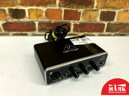 О5 Б/У Аудиоинтерфейс Behringer U-Phoria UMC22 №e00404132