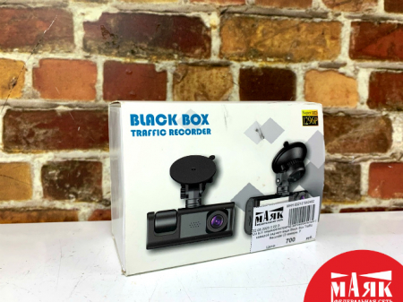 О3 Б/У Видеорегистратор автомобильный с камерой заднего вида Black Box Traffic Recorder (3 камеры, F