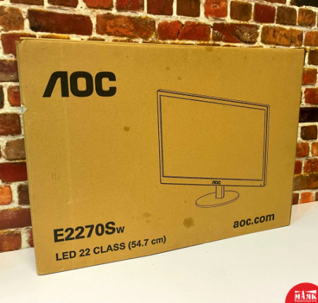 О10 Б/У Монитор AOC Value Line e2270swn(00/01) 21.5", черный КОР №e00282690
