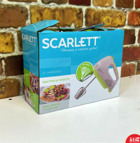 О10 Б/У Миксер Scarlett 300W КОР №e00299173