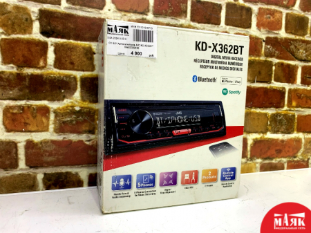 О1 Б/У Автомагнитола JVC KD-X362BT №e00326150