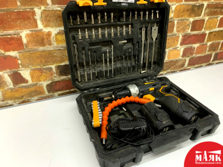 О5 Б/У Шуроповерт deco 12v кор 123 №e00326916
