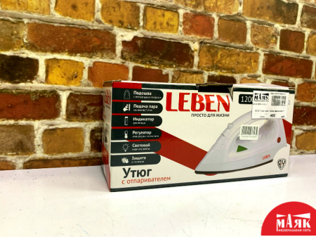 О3 Б/У утюг leben 1200w №e00328071