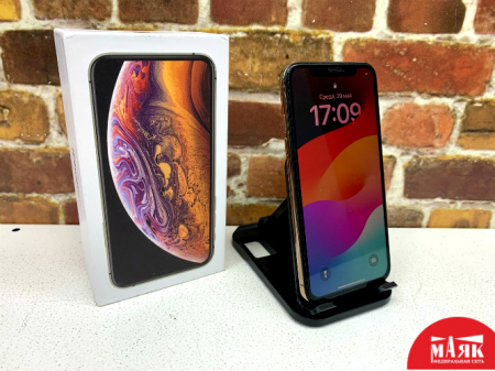 О4 Б/У ст. iPhone XS 4GB/64GB 100% (кор) 357237090117778 №e00334874