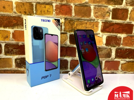 О3 Б/У ст. Tecno POP 7 2GB/64GB (кор ) 352153904970440 №e00339202
