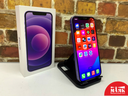 О5 Б/У ст. iPhone 12 4GB/64GB 80% (кор ) 353490230662898 №e00339291
