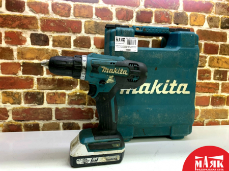О1 Б/У Аккумуляторная дрель-шуруповерт makita DF488DW Кейс 123 №e00344469