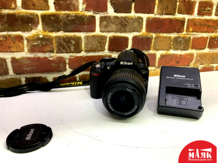 О1 Б/У Фотоаппарат зеркальный Nikon D3100 18-55mm VR Black №e00344501
