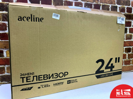 О2 Б/У телевизор aceline 24hen1 кор №e00348506