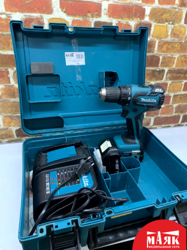 О5 Б/У шуруповерт Makita DDF453 18в кор 123 №e00388488