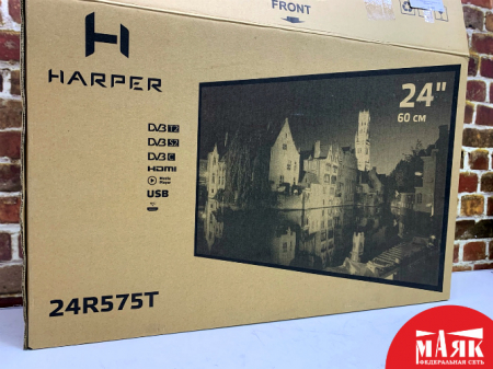 О7 Б/У Телевизор Harper 24R575T кор №e00355492