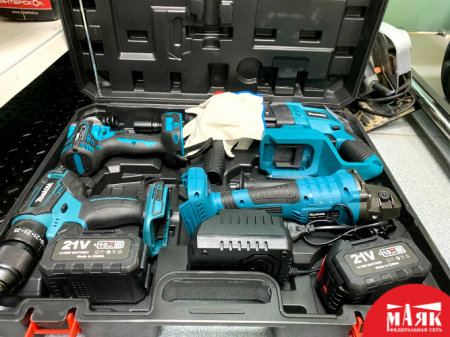 О2 Набор Электро Инструментов 4в1 Makita 123 №К00009188
