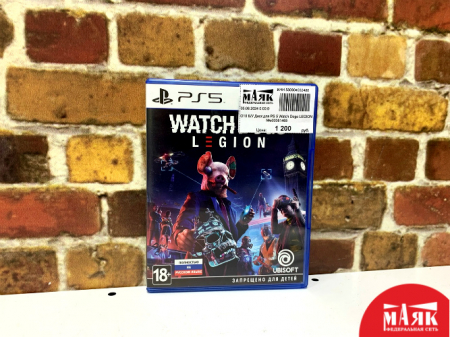 О10 Б/У Диск для PS 5 Watch Dogs LEGION №e00361465