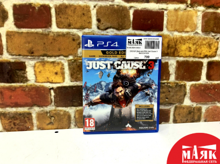 О10 Б/У Диск для PS4 Just Cause 3 №e00361899
