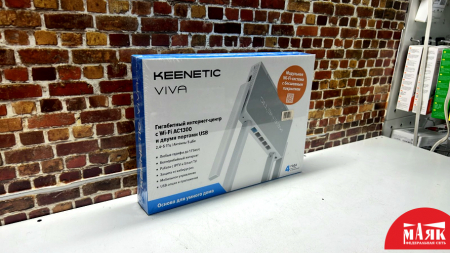 О8 Б/У Wi-Fi роутер Keenetic Viva KN-1910(кор) №e00367615
