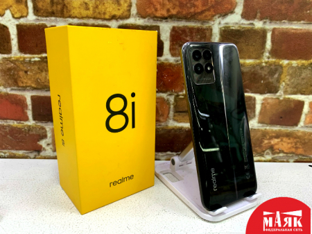 О2 Б/У ст. Realme 8i 4GB/64GB (кор) 865283056987031 №e00373416