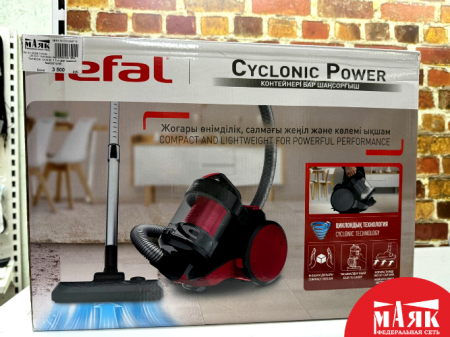 О5 Б/У Пылесос портативный Tefal Tw1923rh 1200 Вт 1.3 л цвет красный №e00378788