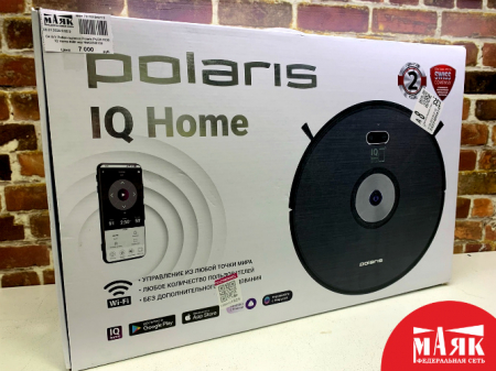 О4 Б/У Робот-пылесос Polaris PVCR 3200 IQ Home 40Вт кор №e00380189