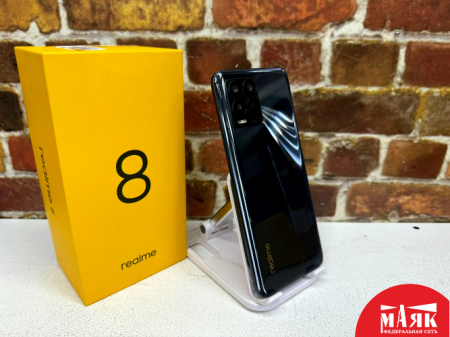О9 Б/У ст. Realme 8 6GB/128GB (кор) 868417054257214 №e00382105