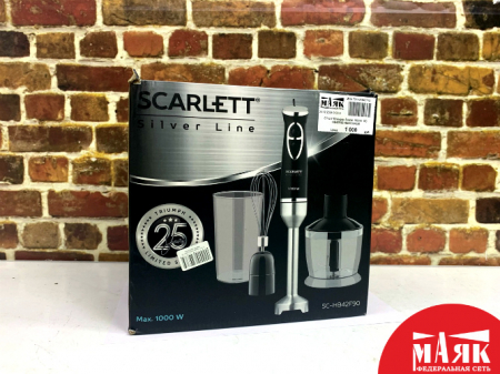 О7 Б/У Блендер Scarlet 1000W  SC HB42F90 №e00384656