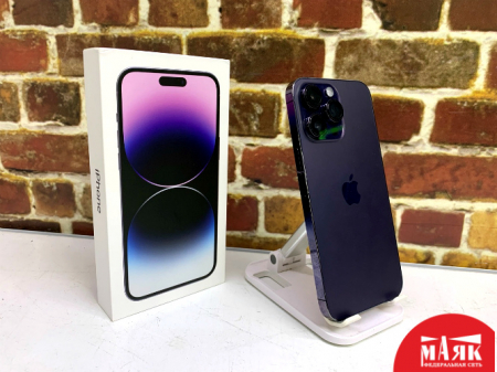О7 Б/У ст. iPhone 14 Pro Max 8GB/256GB 90% (кор) 351643931166989 №e00387104