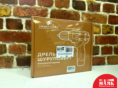 О9 Б/У дрель-шуруповерт smarthome DTS-1201WD КОР 123 №e00387508