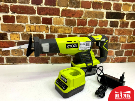 О9 Б/У Аккумуляторная сабельная пила Ryobi ONE+ RRS1801M 123 №e00399815