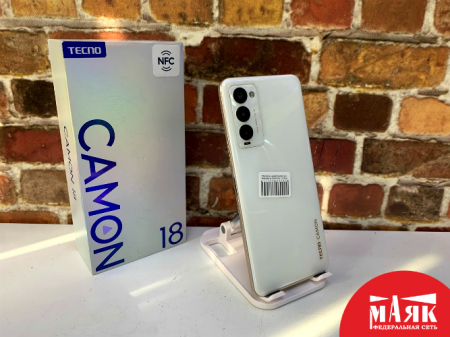 О3 Б/У ст. Tecno Camon 18 6GB/128GB (КОР) 358296212865747 №e00405222