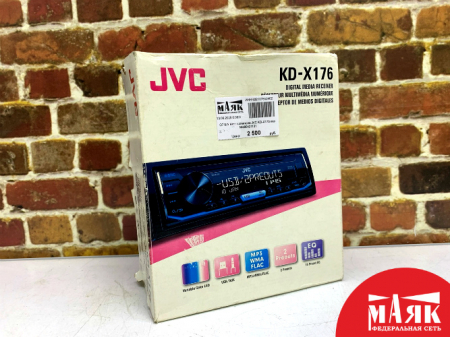 О7 Б/У Автомагнитола JVC KD-X176 кор №e00421101