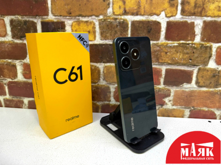 О4 Б/У ст. Realme C61 6GB/128GB (кор) 864840077201816 №e00422508