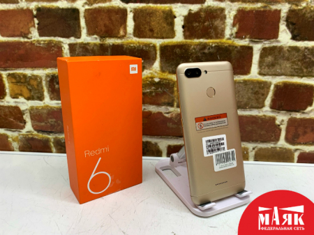 О1 Б/У ст. Redmi 6 4GB/64GB 867303038522371 №e00432126