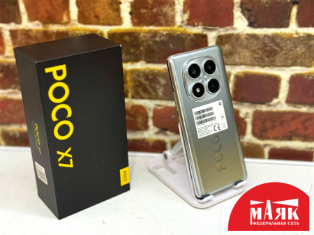 О1 Б/У ст. Poco Х7 Silver 8GB/256GB (кор ) 862769079834203 №e00440022