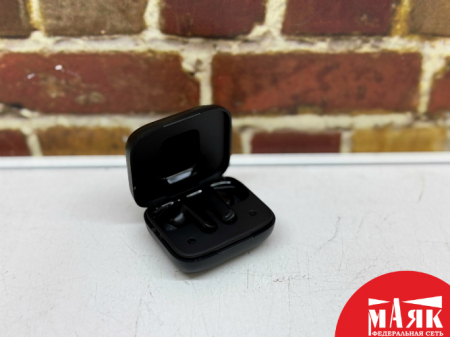 О1 Б/У Наушники беспроводные с микрофоном, Bluetooth, USB Type-C, черный №e00440222