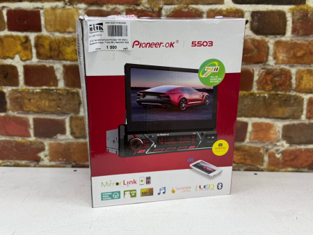 О2 Б/У Автомагнитола Pioneer OK 5503 ( Выдвижной экран 7"4х51Вт) №e00451858