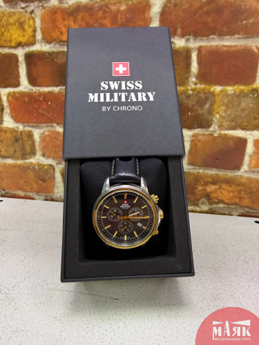 О2 Б/У Мужские наручные часы Swiss Military SM34052.10 кор №e00453359