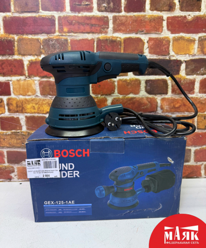 О9 Б/У шлифовальная машина bosch Gex 125-150 ae 123 №e00455485