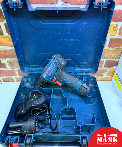 О4 Б/У Шуруповерт bosch gsr 120-li кейс 123 №e00461055