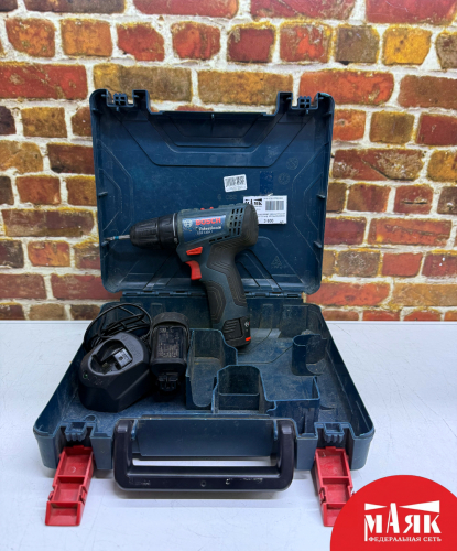 О1 Б/У Дрель-шуруповерт аккумуляторная Bosch GSR 120 12V кор 123 №e00459698