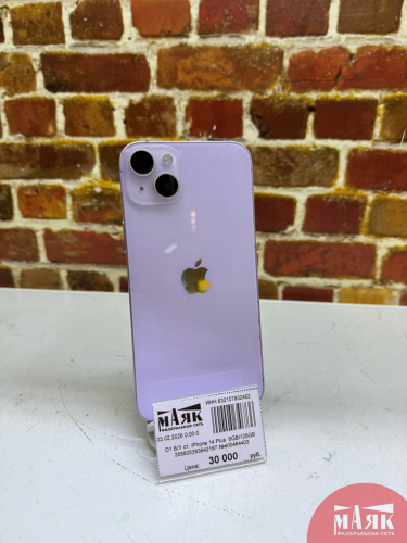 О1 Б/У ст. iPhone 14 Plus  6GB/128GB 355805393642197 №e00464403