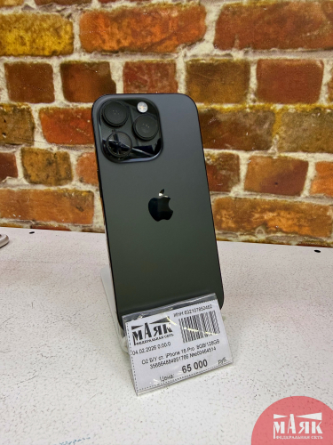 О2 Б/У ст. iPhone 16 Pro  8GB/128GB 356864884851766 №e00464514