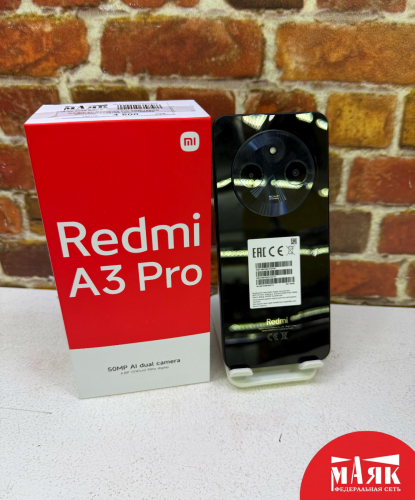 О2 Б/У ст. Redmi A3 Pro 4GB/128GB 860735074722166 №e00466069