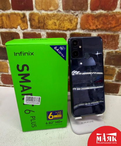 О9 Б/У ст. Infinix Smart 6 plus 3GB/64GB (Кор ) 358757815157485 №e00466752