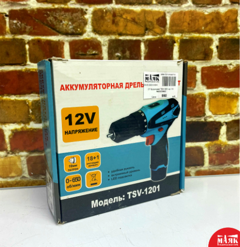 О7 Б/У Шуруповерт TSV-1201 кор 123 №e00239602