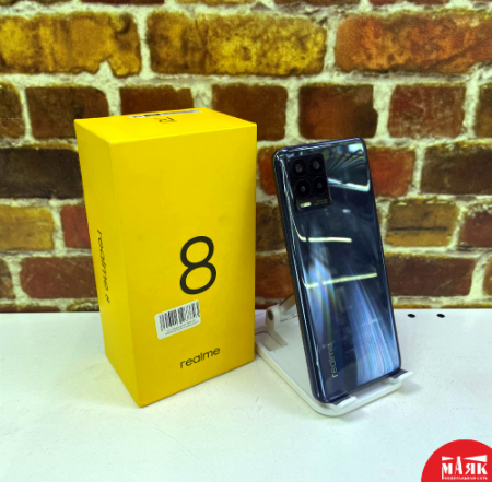 О2 Б/У ст Realme 8 8/128гб КОР  860834051887934 №e00242062