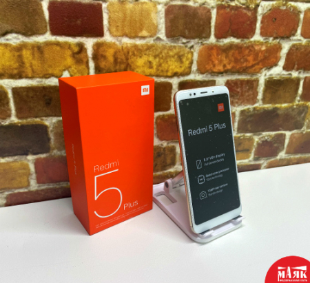 О6 Б/У ст Redmi 5 PLUS 4/64GB НОВЫЙ КОМПЛЕКТ 866399037059523 №К00004713