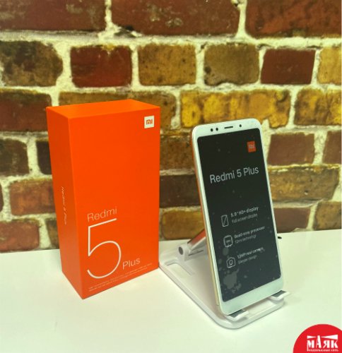 О10 ст Redmi 5 Plus 4/64GB КОМПЛЕКТ НОВЫЙ 868771037106066 №К00004731