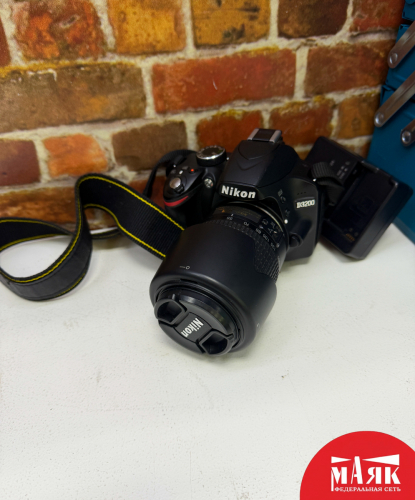 О2 Б/У фотоаппарат nikon d3200 №e00488353