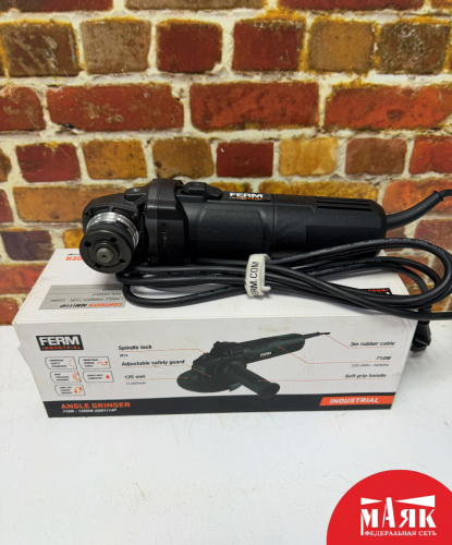 О10 Б/У болгарка Ferm AGM1114P (710W) кор 123 №e00497204